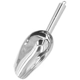 Ice Scooper Stainless Steel U Shaped Sturdy Food Grade Ice Bucket Scoop for Home Hotel Restaurant Stainless Steel Color