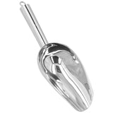 Ice Scooper Stainless Steel U Shaped Sturdy Food Grade Ice Bucket Scoop for Home Hotel Restaurant Stainless Steel Color