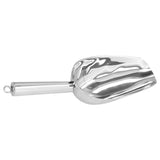 Ice Scooper Stainless Steel U Shaped Sturdy Food Grade Ice Bucket Scoop for Home Hotel Restaurant Stainless Steel Color