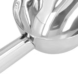 Ice Scooper Stainless Steel U Shaped Sturdy Food Grade Ice Bucket Scoop for Home Hotel Restaurant Stainless Steel Color