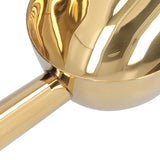 Ice Scooper Stainless Steel U Shaped Sturdy Food Grade Ice Bucket Scoop for Home Hotel Restaurant Gold
