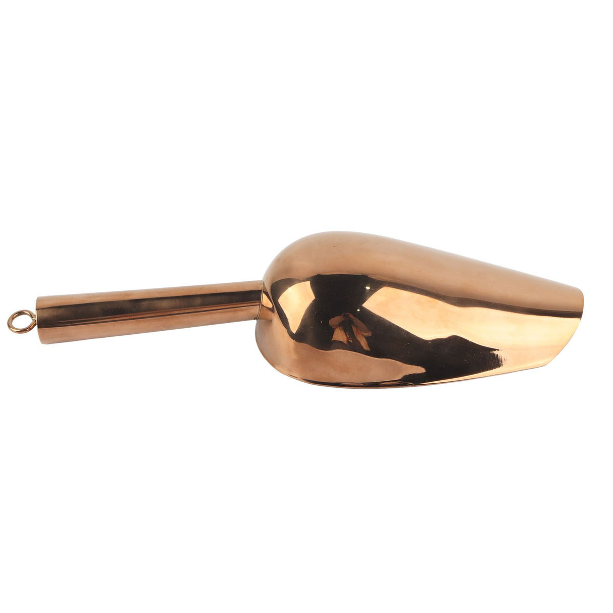 Ice Scooper Stainless Steel U Shaped Sturdy Food Grade Ice Bucket Scoop for Home Hotel Restaurant Rose Gold