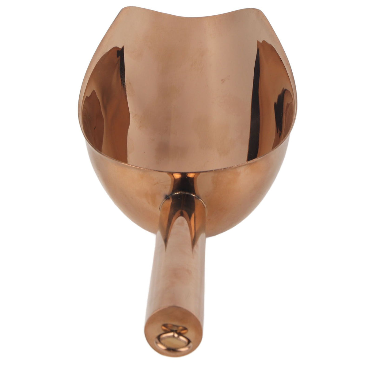 Ice Scooper Stainless Steel U Shaped Sturdy Food Grade Ice Bucket Scoop for Home Hotel Restaurant Rose Gold