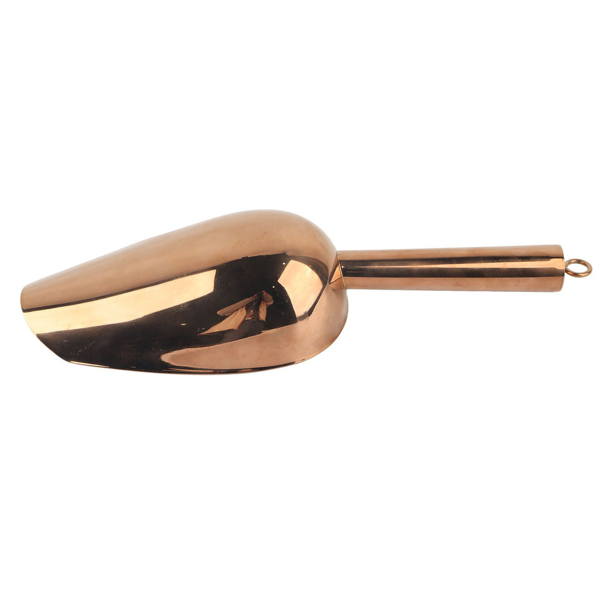 Ice Scooper Stainless Steel U Shaped Sturdy Food Grade Ice Bucket Scoop for Home Hotel Restaurant Rose Gold