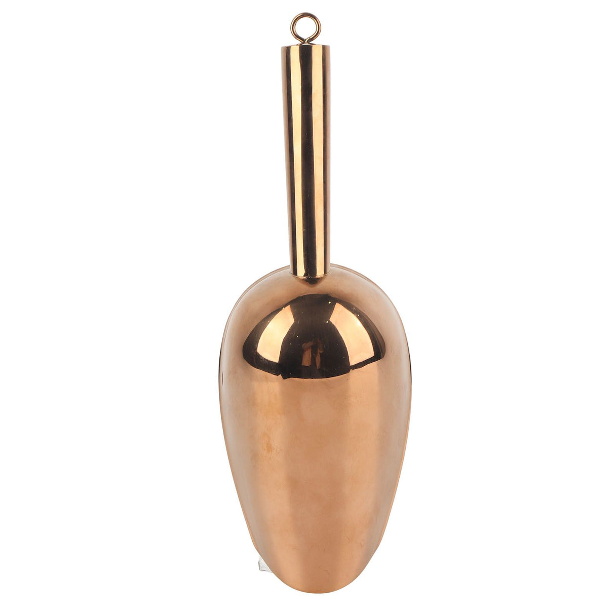 Ice Scooper Stainless Steel U Shaped Sturdy Food Grade Ice Bucket Scoop for Home Hotel Restaurant Rose Gold