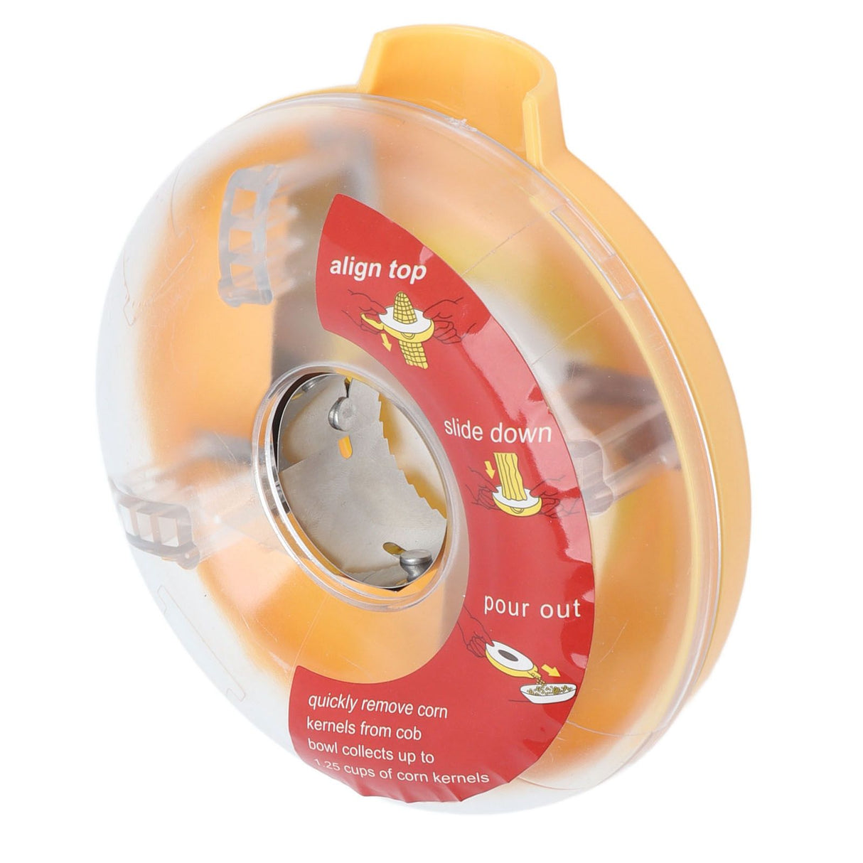 Corn Kerneler Stainless Steel Efficient Small Portable Manual Corn Stripper for Kitchen Home Restaurant