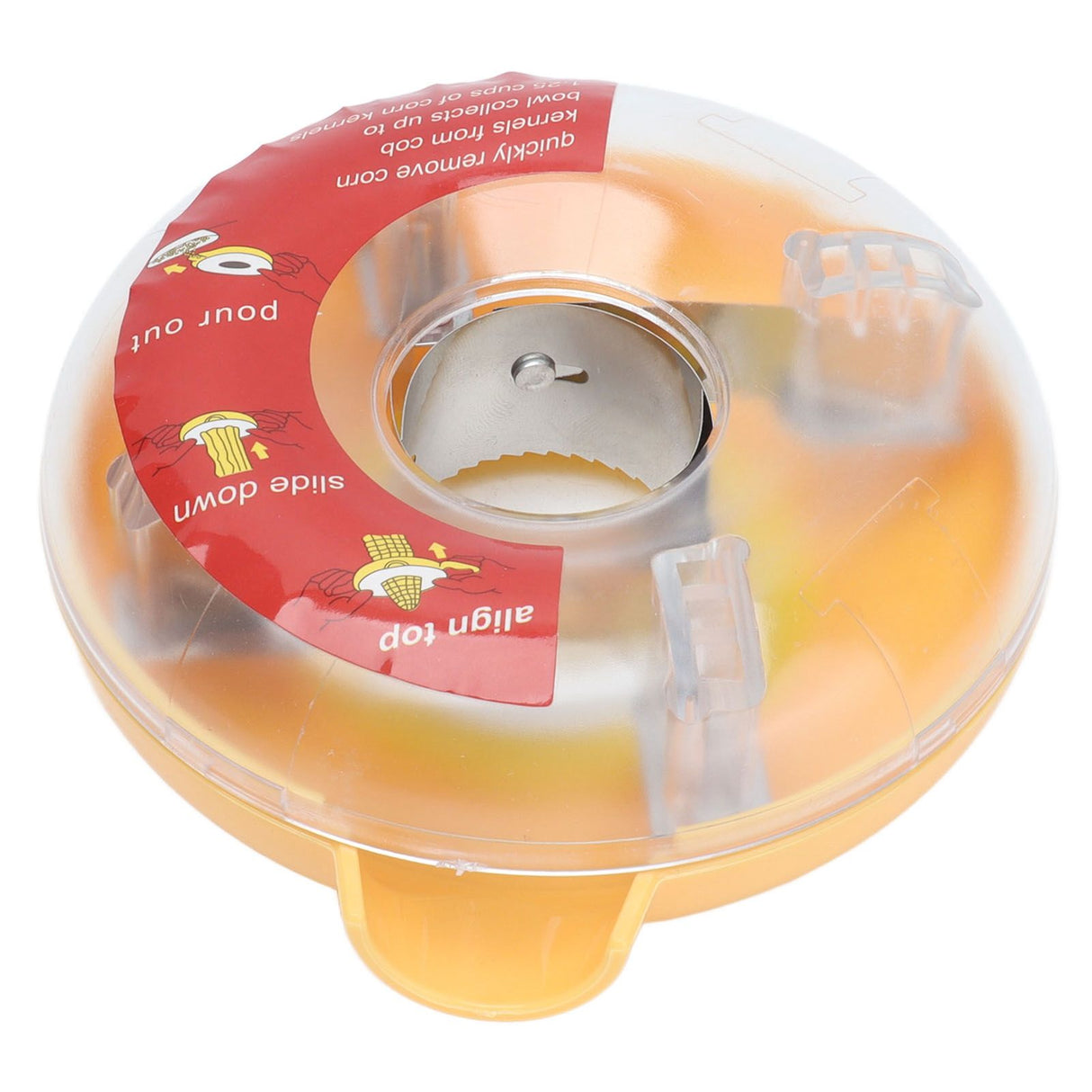 Corn Kerneler Stainless Steel Efficient Small Portable Manual Corn Stripper for Kitchen Home Restaurant