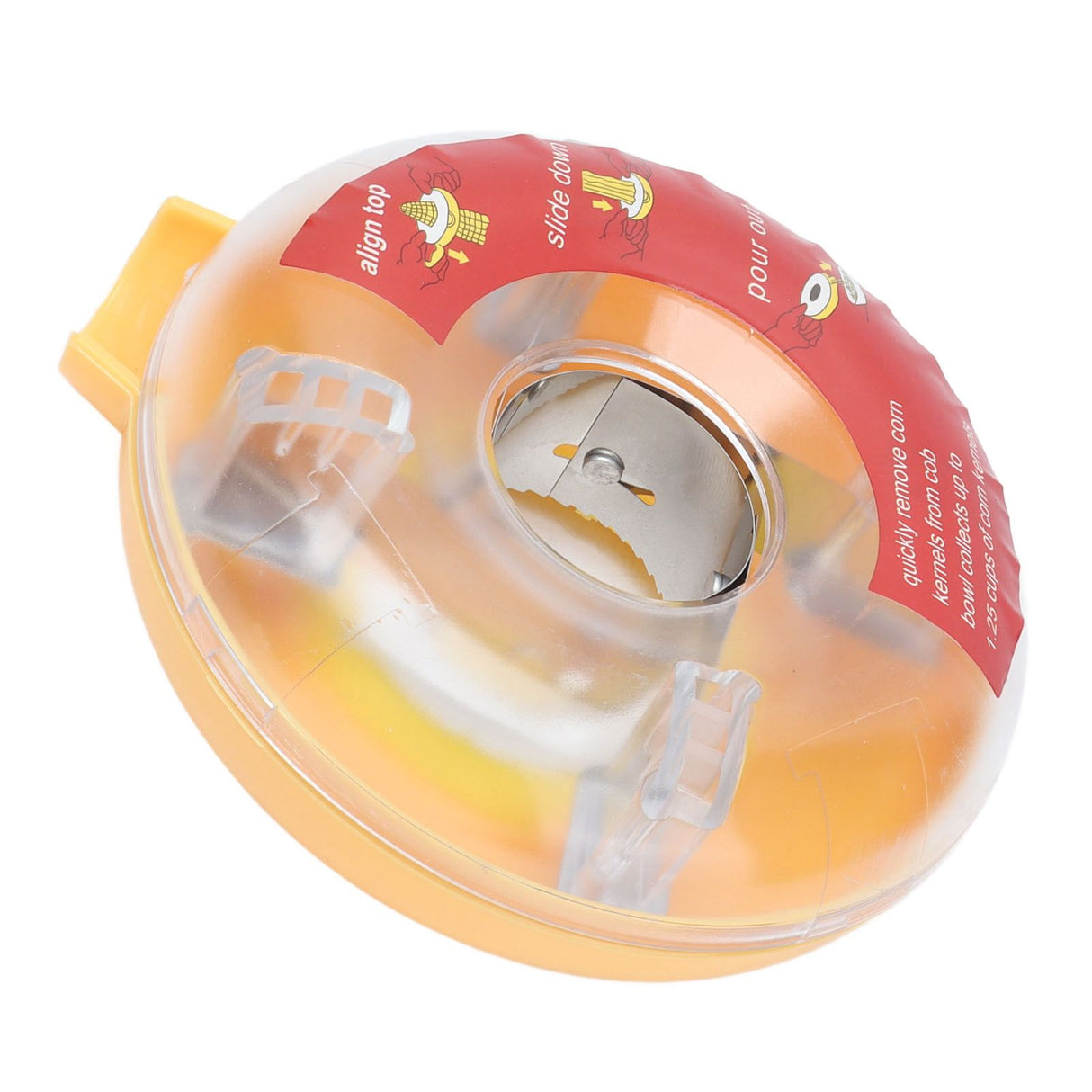 Corn Kerneler Stainless Steel Efficient Small Portable Manual Corn Stripper for Kitchen Home Restaurant
