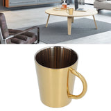 300ml Water Cup with Handle 304 Stainless Steel Heat Insulation Coffee Mug for Office HomeGold