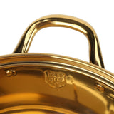 Hot Pot 30.3cm Diameter 304 Stainless Steel Rust Proof Separate Design Mandarin Duck PotGold