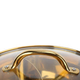 Hot Pot 30.3cm Diameter 304 Stainless Steel Rust Proof Separate Design Mandarin Duck PotGold - Extra Image