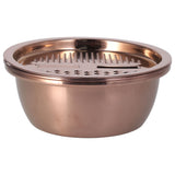 Multipurpose Water Basin Drain Basket with Vegetable Cutter Grater Stainless Steel for Home KitchenRose Gold