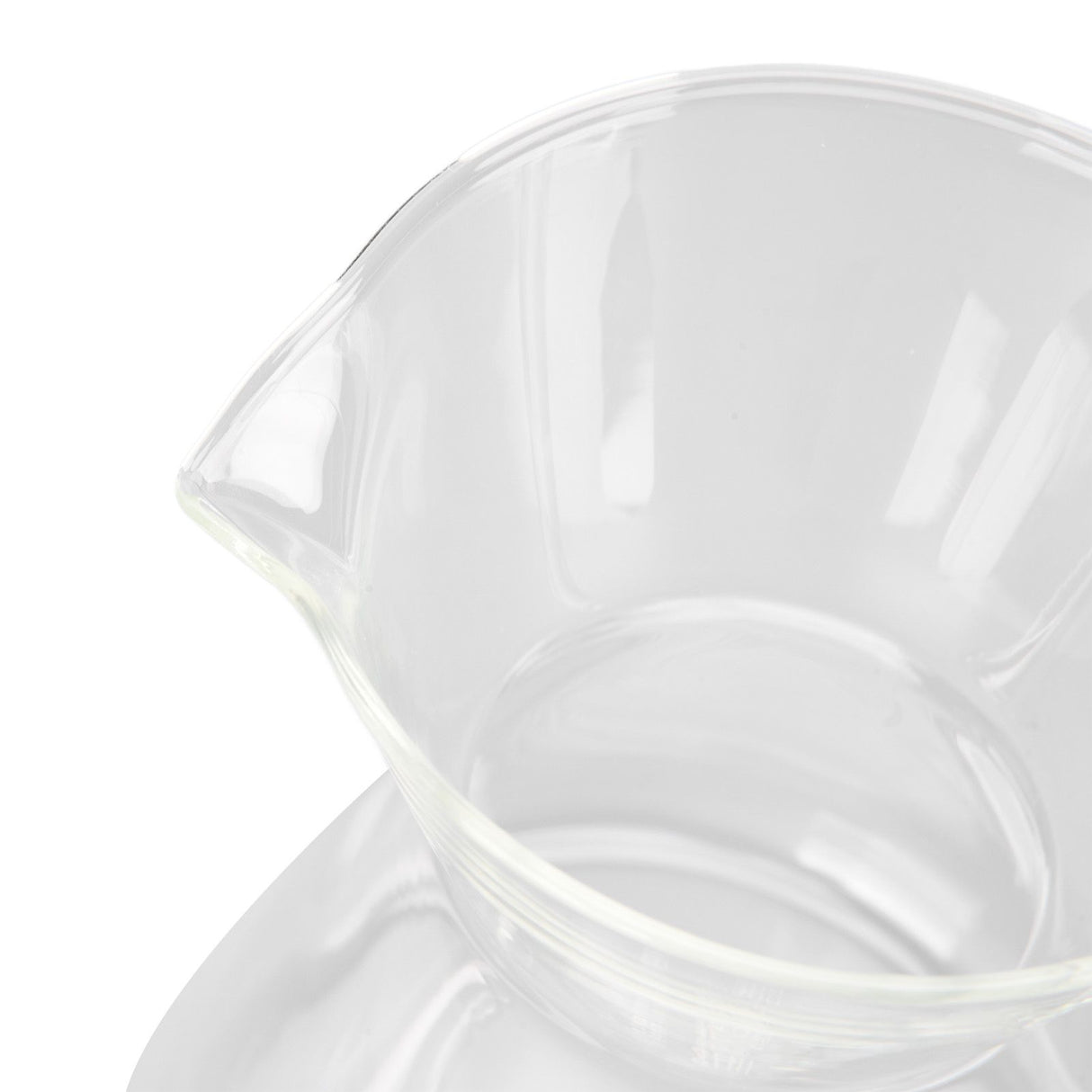400ml Glass Coffee Pot Kettle Heat Resistant Pour Over Coffee Maker with Stainless Steel Filter for Home KitchenFlat Base