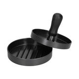 Hamburger Press Round Shape Hamburger Meat Patty Maker Mold Burger Maker Aluminum Alloy Handle - Low Angle