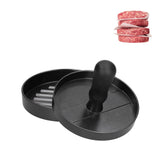 Hamburger Press Round Shape Hamburger Meat Patty Maker Mold Burger Maker Aluminum Alloy Handle - Extra Image