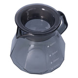 Coffee Kettle Heat Resistant Coffee Sharing Pot Transparent Black Glass Tea Pot for Kitchen Home400ml