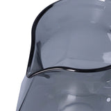 Coffee Kettle Heat Resistant Coffee Sharing Pot Transparent Black Glass Tea Pot for Kitchen Home400ml