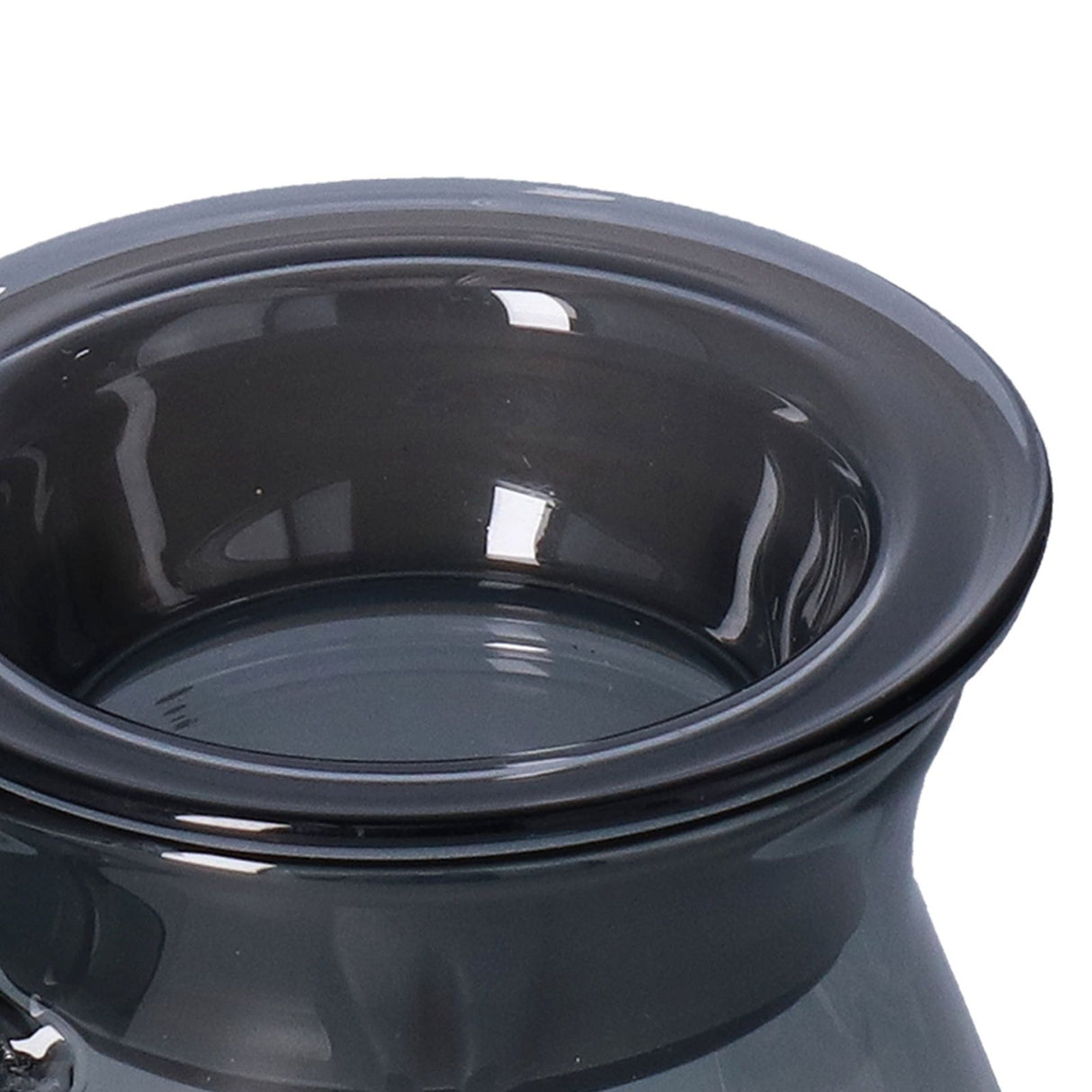 Coffee Kettle Heat Resistant Coffee Sharing Pot Transparent Black Glass Tea Pot for Kitchen Home400ml