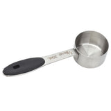 30ml Coffee Measuring Scoop 1/8 Cup Stainless Steel Tablespoon Large Capacity and Comfortable Hand Feeling for Kitchen - Side View