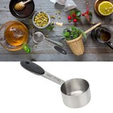 30ml Coffee Measuring Scoop 1/8 Cup Stainless Steel Tablespoon Large Capacity and Comfortable Hand Feeling for Kitchen