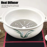 Heat Diffuser Stainless Steel Induction Cooktop Converter Disk for Gas Stove Glass Cooktop Magnetic Cookware18CM/7.09IN Diameter