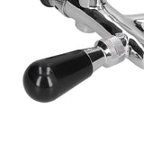 Draft Beer Adjustable Faucet Chrome Plated Stainless Steel G5/8 Shank Beer Tap for Home Brewing
