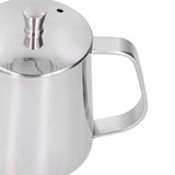 Hand Drip Coffee Pot Stainless Steel Coffee Pouring Kettle Pour Over Gooseneck Tea Pot with LidSilver 350ml - Extra Image