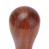 53mm Coffee Tamper with Wooden Handle Stainless Steel Coffee Powder Hammer for Restaurant