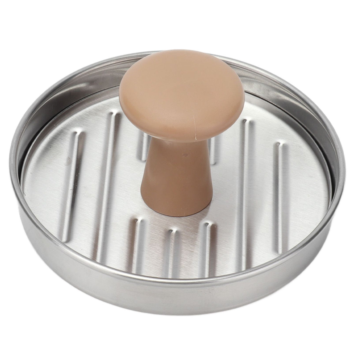 Hamburger Meat Press Stainless Steel Burger Making Tool with Plastic Handle Patty Maker Mold