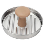 Hamburger Meat Press Stainless Steel Burger Making Tool with Plastic Handle Patty Maker Mold