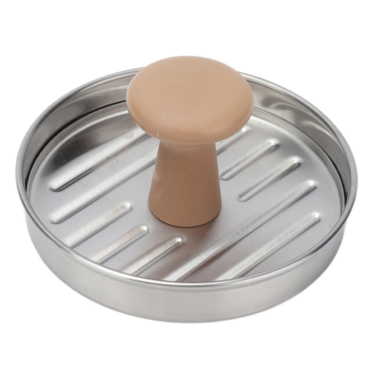 Hamburger Meat Press Stainless Steel Burger Making Tool with Plastic Handle Patty Maker Mold
