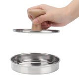 Hamburger Meat Press Stainless Steel Burger Making Tool with Plastic Handle Patty Maker Mold