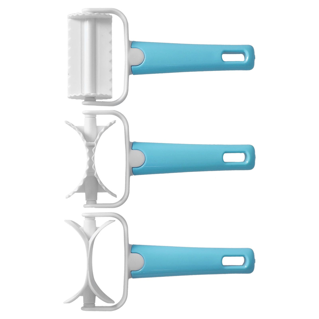3Pcs/Set DIY Dough Cutter Roller Baking Accessory for Wonton Biscuit Cookies Dumpling Cake Making