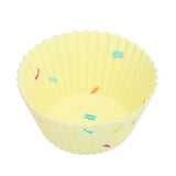 20Pcs Silicone Cupcake Mold Non Stick Reusable Baking Molds for Muffin Biscuits Cheese Cake PastriesRound - Extra Image