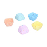 20Pcs Silicone Cupcake Mold Non Stick Reusable Baking Molds for Muffin Biscuits Cheese Cake PastriesSquare - Low Angle