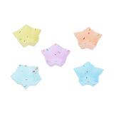 20pcs Silicone Baking Cups Bright Colors Cute Shapes Reusable Cake Making Molds for Donuts PuddingsStar Set - Top-Down View