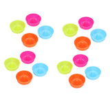 16pcs Donut Mold Bright Colors Reusable Cleanable Reliable Baking Cups for Pastries Puddings