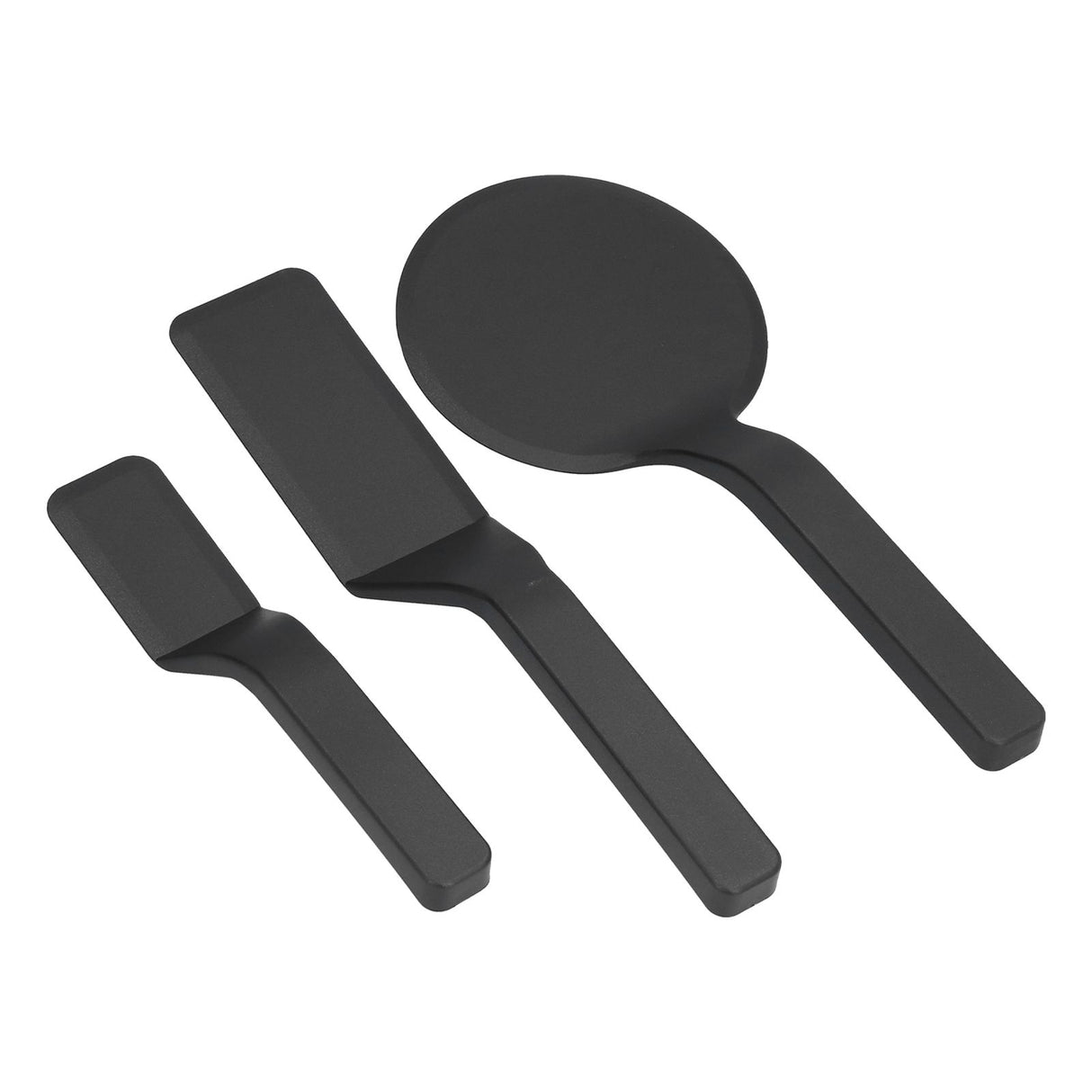 3Pcs Spatula Set Nylon Scraper with Beveled Edge Kitchen Utensils For Frying Egg Bread Muffins