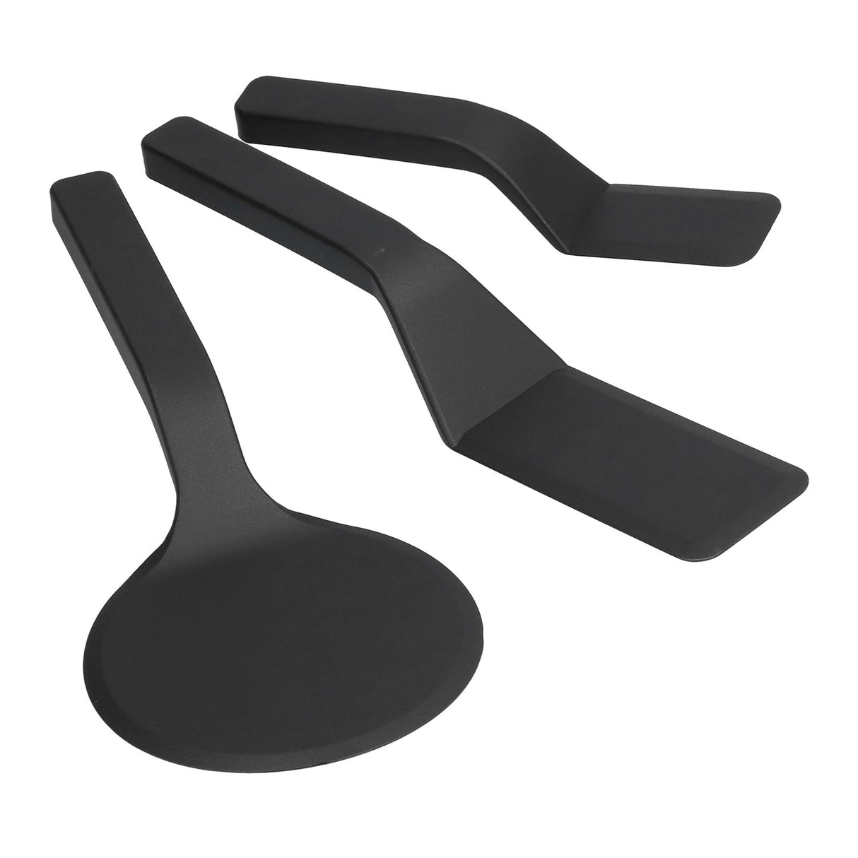 3Pcs Spatula Set Nylon Scraper with Beveled Edge Kitchen Utensils For Frying Egg Bread Muffins