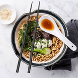 5 Pairs Chopsticks Ironwood Black Round Reusable 23cm/9.1in Long for Japanese Style Tableware Classic