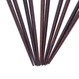 5 Pairs Chopsticks Phoebe Zhennan Printing Reusable 23cm/9.1in Long Safe for Japanese Style Box TablewareBlack - Extra Image