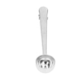 Coffee Scoop Food Grade Stainless Steel Dishwasher Available 2 in 1 Sealing Function Spoon for Kitchen Restaurant - Front View