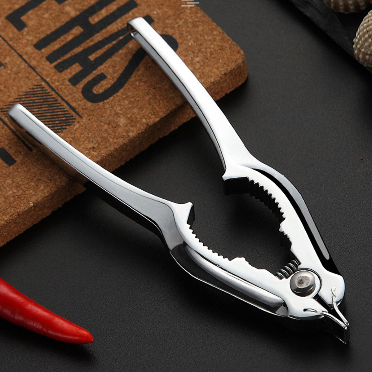 Blood Clam Opener Crab Pliers Nut Cracker Multi Functional Tool for Kitchen Shellfish Food