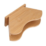 Coffee Filter Paper Holder Bamboo Countertop Reusable V Shape Tissue Dispenser for Home
