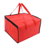 Insulated Bag Multi Size Non Woven Fabric Warmer Keeping Aluminum Foil Baking Portable Insulation Bag40x40x24CM - Side View