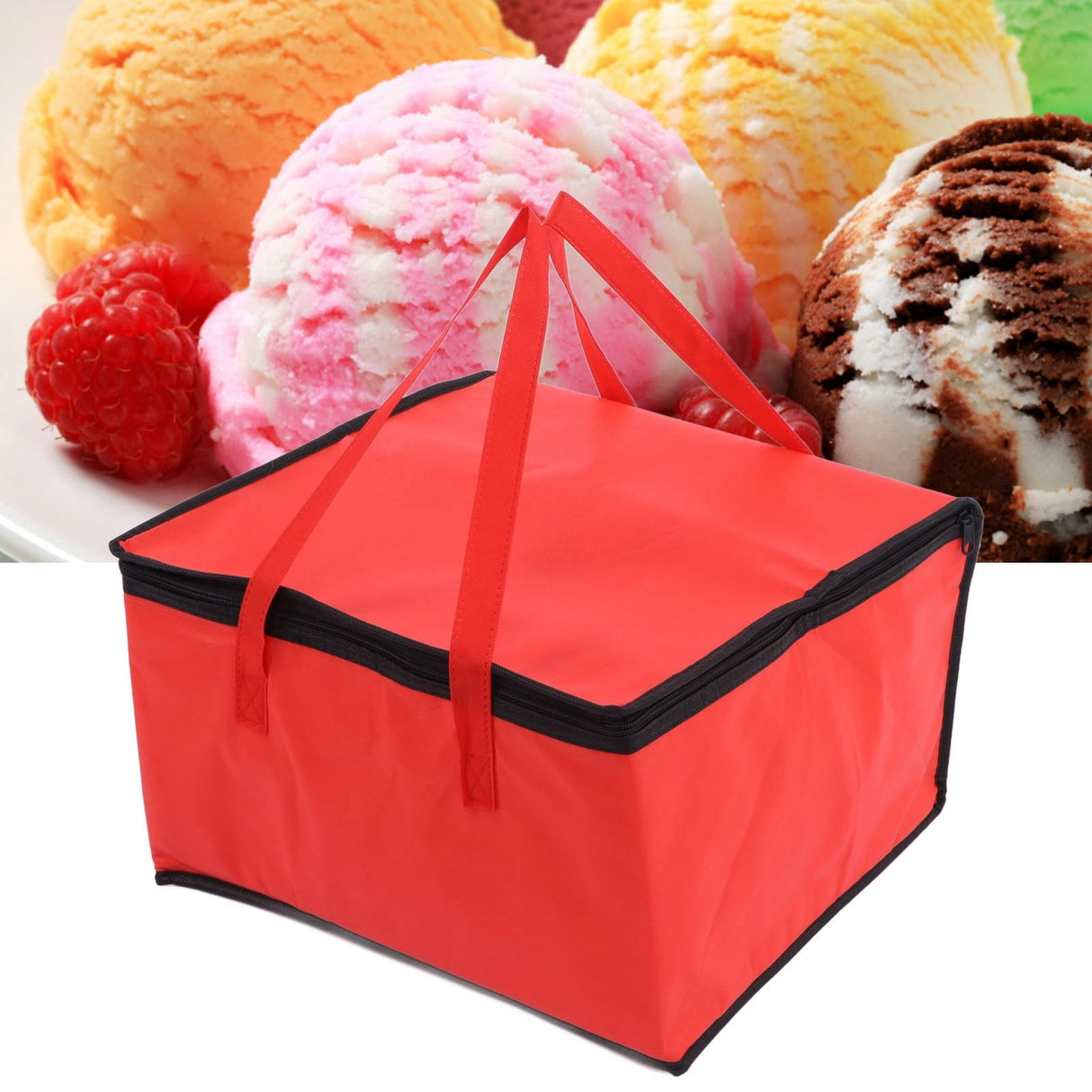 Insulated Bag Multi Size Non Woven Fabric Warmer Keeping Aluminum Foil Baking Portable Insulation Bag40x40x24CM