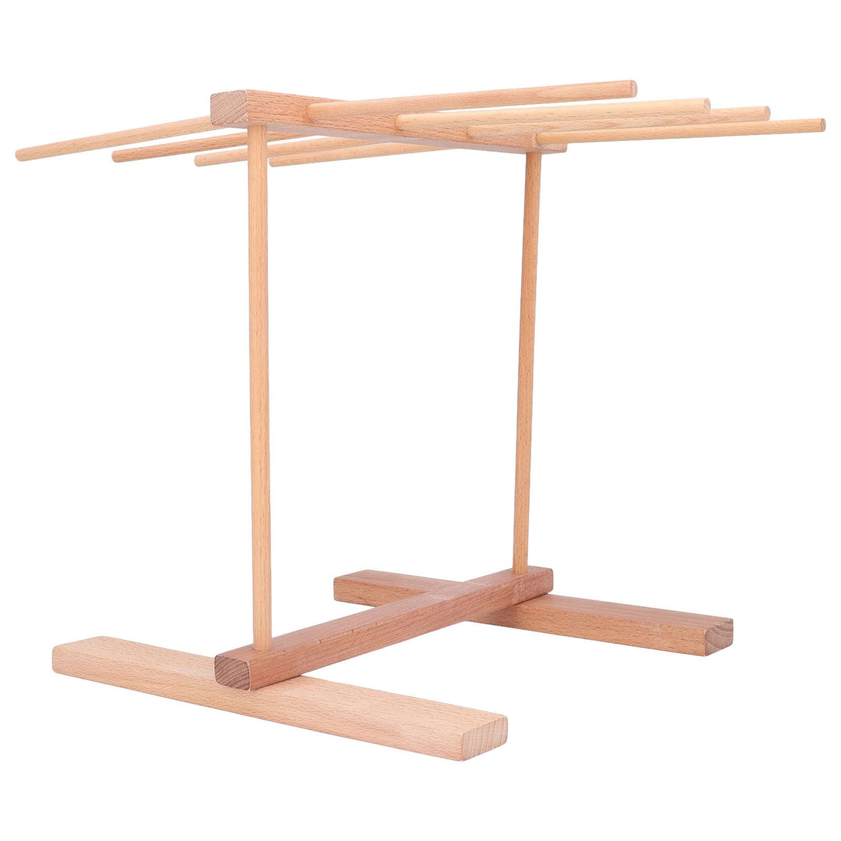 Wooden Noodle Drying Rack 15.4 X 8.7 X 11.8in Foldable Prevent Slipping Pasta Drying Rack for Home