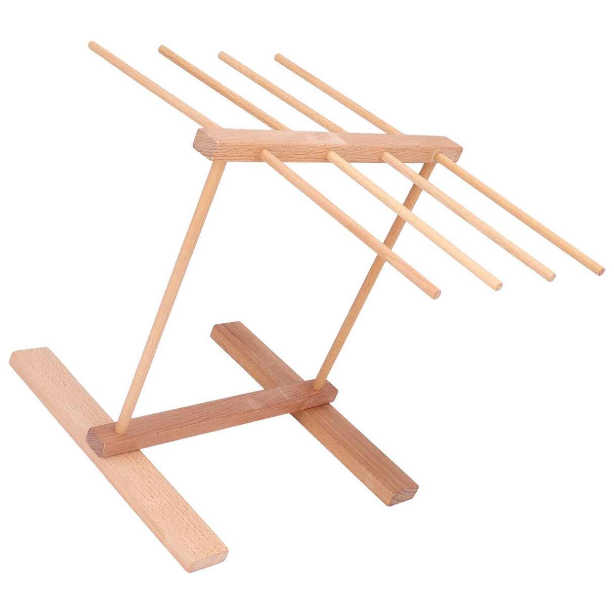 Wooden Noodle Drying Rack 15.4 X 8.7 X 11.8in Foldable Prevent Slipping Pasta Drying Rack for Home