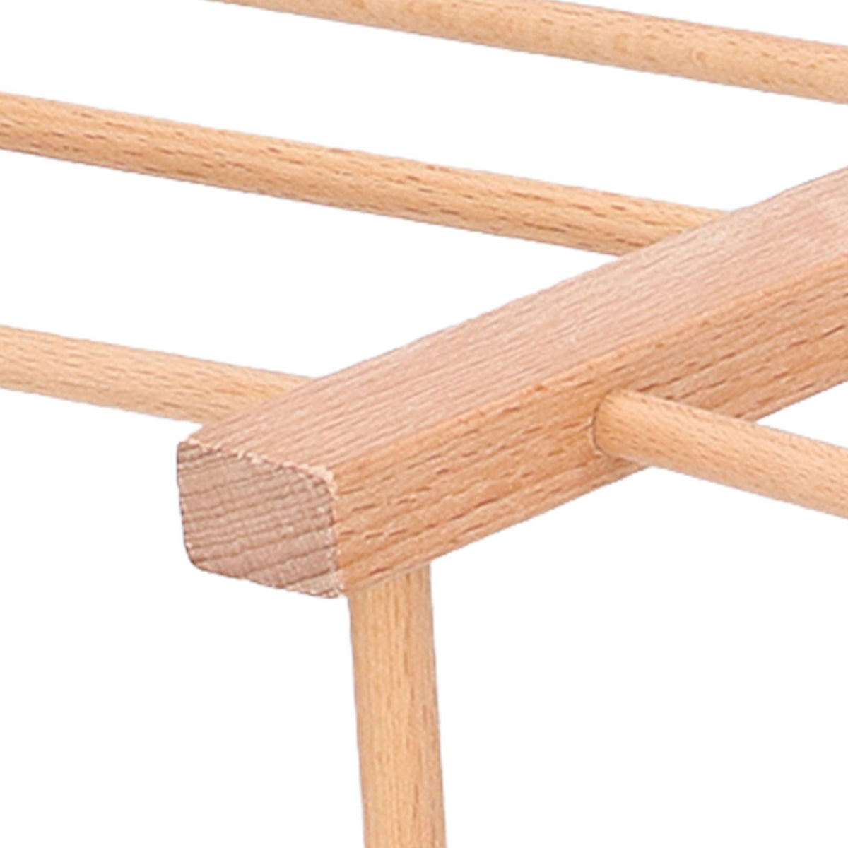 Wooden Noodle Drying Rack 15.4 X 8.7 X 11.8in Foldable Prevent Slipping Pasta Drying Rack for Home