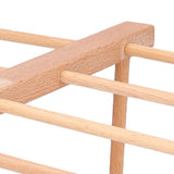 Wooden Noodle Drying Rack 15.4 X 8.7 X 11.8in Foldable Prevent Slipping Pasta Drying Rack for Home - Extra Image